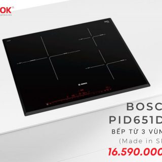 Bếp từ Bosch PID651DC5E hiện đại, nhập khẩu Tây Ban Nha